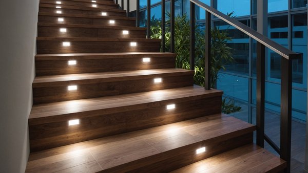 Quelle est la meilleure méthode pour intégrer un éclairage LED dans des marches d'escalier?