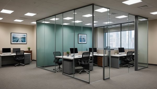 Optez pour des cloisons vitrées mobiles pour transformer votre bureau