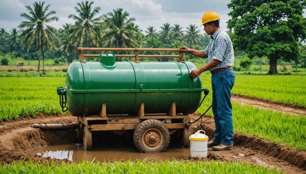 Importance des agriculteurs pour la vidange des fosses septiques